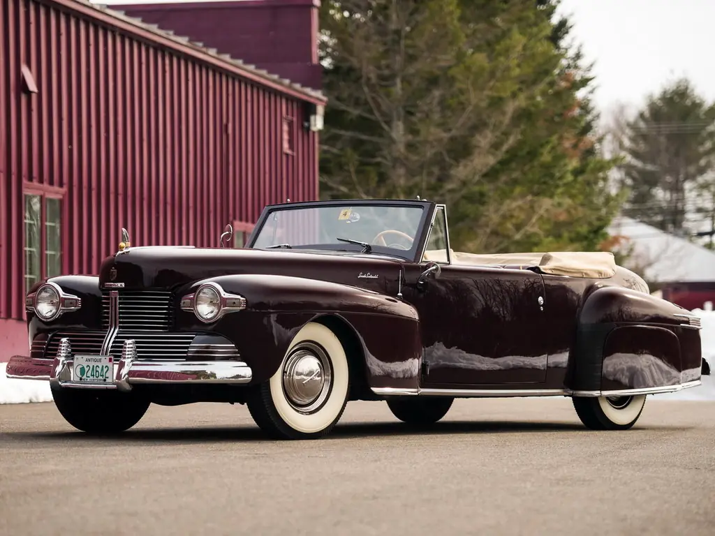 Lincoln Continental (76H 56) 1 поколение, рестайлинг, открытый кузов (1941 - 1941)